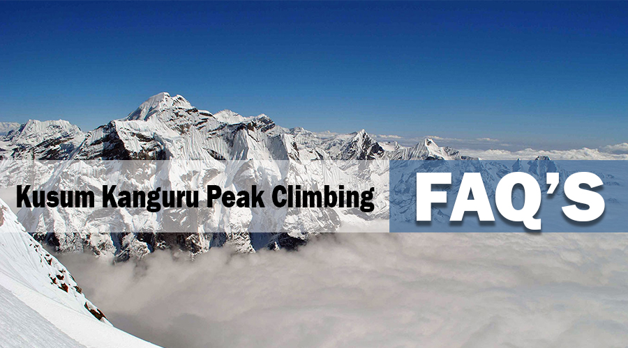  Kusum kanguru peak climbing 